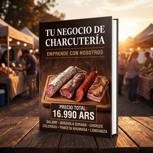 MANUAL TU NEGOCIO DE CHARCUTERIA + 10 BONOS 50%OFF.